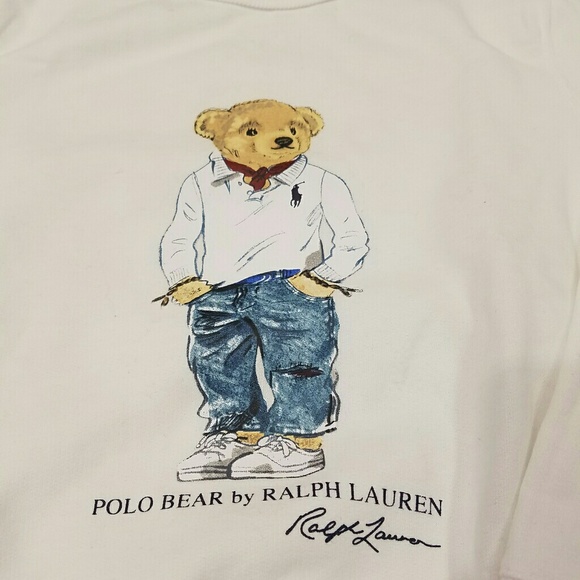 Ralph Lauren Polo bear crew neck sweatshirt - Picture 4 of 5